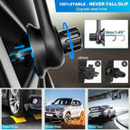 Car Vent Clip for Car Mount [Never Blocking] Universal Car Phone Holder Mount Vent Clip Replacement, 17mm Ball Joint Air Vent Clip for Car Fits Most Car Phone Holder and Wireless Car Charger
