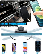 Car Phone Holder, Air Vent Hands Free Adjustable Stand, Auto Cradles Dashboard Mount for Toyota Highlander/Hybird 2020-2023, Custom Magnetic Navigation Bracket for All Smartphone, iPhone