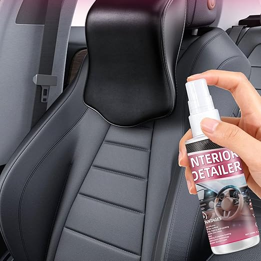 Instant Shine & Protection Car Interior Polisher, Polishing Car Interior Spray, Stay Soft, Smooth, and Comfortable for Leather, Plastic (1pc)