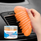 TeSabMi Car Cleaning Gel Car Cleaning Putty Car Putty Car Interior Cleaner Car Slime Car Detailing Kit Car Accessories Gifts for Men Women Stocking Stuffers Orange