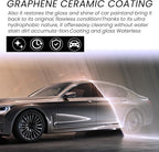 Graphene Ceramic Car Coating Kit, 70ml, Ultra High Gloss & Shine Protection with Application Accessories