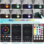 Twinkle 10W Bluetooth APP Control Fiber Optic Lights Engine Source Music Sync for Home Indoor Car Starlight Headliner