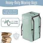 VENO 2 Pack Heavy Duty Moving Bags with Backpack Straps, Zippers & Handles, Extra Large Packing Bags for College Dorm Essentials, Moving Supplies Alternative to Cardboard Moving Boxes