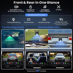 12.95" QLED AI Agent Android Single DIN & Double DIN Car Stereo, Floating Screen, 8G+128G in-Dash Navigation, Golden Hour Alert, 4G LTE, 7.1.2-Ch Audio, HDMI in, Car IoT Hub, Wireless CP&AA,X10G129E