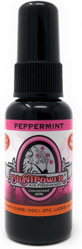 BluntPower (Peppermint, 1 Pack) Concentrated Air Freshener for Room and Car Spray - Oil-Based Diffuser Spray Bottle - Long-Lasting Bathroom Spray, Car Freshener, & Odor Eliminator Spray