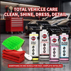 Renegade Essential Cleaning Bundle – Complete Car & Truck Detailing Kit with 4 Sprays, Microfiber Towels & Wheel Brush – Interior & Exterior Cleaner Set