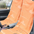 Hahafelt 2 Pack Car Seat Towel Covers with Storage Bag, 63 x 32 Inch Universal Non Slip Waterproof Sweat Protector for Car Truck, Gym Swimming Running, Machine Washable (Mount Desert Island)