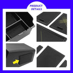 2024 2025 2026 Civic Center Console Organizer Tray for 2023 2022 Honda Civic 11th Gen Sedan Hatchback LX EX Sport 2022 Accessories Civic 2023 Central Console Organizer Insert Tray(2pcs)
