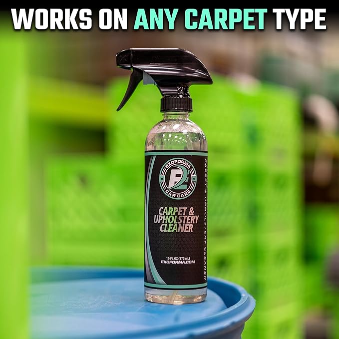 ExoForma Carpet & Upholstery Cleaner - Gallon (128 Fl Oz) - Gentle But Effective Carpet Cleaner for Vehicles, Car Interior Cleaner and Stain Remover for Seats, Carpet, Fabric & More