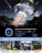 Magnets Phone Mount for 2022-2025 Chevrolet Chevy Silverado1500/GMC Sierra 1500 2500HD 3500HD Accessories 13.4-Inch Screen, Cell Phone Base Automobile Cradles Magnetic Phone Holder for MagSafe