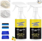 2Pcs Multi-Purpose Stain Remover, All Purpose Cleaner Spray, Powerful Cleaner Kitchen Multi-purpose Foam Cleaner Spray for Kitchens, Floors, Toilets and Cars (120ML)