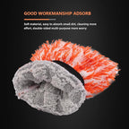 SPTA Microfiber Car Wash Mitt, 3Pcs Car Sponge Glove Wrapped in Soft, Plush Fiber Cloth Material, Safe Washing with Any Car Soap, Bucket, Foam Gun, Foam Cannon, Other Cleaning Supplies