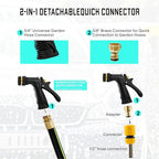Foam Gun Car Wash Gun, Foam Blaster Equips 3/4" Universal Garden and Quick Connector (Connects to Any Garden Hose) for Watering Plants, Lawn, Patio, Car Wash, Cleaning