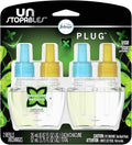 Febreze Plug in Air Fresheners, Unstopables Paradise, Odor Eliminator for Strong Odors, Scented Oil Refill (2 Count)