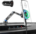 CloudValley 15W Magnetic Wireless Car Charger Phone Mount for Ford Bronco 2021-2026 2/4 Door Badlands, Off-Road Stable Dash Phone Holder with 360° Adjustable Aluminum Alloy, No Drill Install