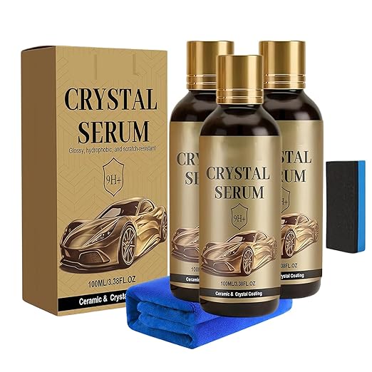 Ptz Crystal Serum – Advanced Graphene Ceramic Coating for Cars (3Pcs)