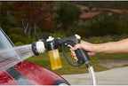 9‑Pattern Foam Sprayer Nozzle with Built‑in Soap Dispenser – High‑Pressure Adjustable Gun for Car Wash, Lawn Watering & Outdoor Cleaning