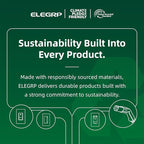 ELEGRP Level 1/2 EV Charger, 16 Amp, Portable J1772 Electric Car Charger, 21FT Cable, NEMA 6-20 & 5-15 Adapter, 110V-240V for BEVs/PHEVs, PBE & LRC Technology