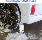 Car Wash Foam Sprayer Bottle 1l Foam Cannon Pot Detachable Soap Spray for Household Cleaning and Pet Bathing with Garden Hose Attachment