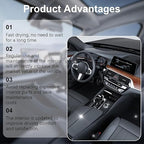 Polishing Cleaner Car Interior, Ultra-fine Spray Water Free Cleaning, Car Interior Polishing Spray for Interior Detailing Rubber Leather
