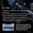 Electric Vacuum Magnetic Phone Holder for Car, [Auto-Seal & One-Touch Release] Suction Cup Phone Mount for Content Creator TikTok Vlogging Travel, 360 Adjustable for iPhone 12-17 Pro Max
