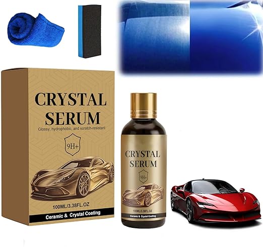 PTZ Crystal Serum,2026 New Advanced PTZ Ceramic Coating,9H Graphene Coating for Car Dust Proof and Glazing Effects Long (1PCS)