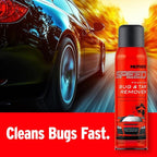 Mothers Speed Foaming Bug & Tar Remover, 18.5 oz. Aerosol — Fast-Acting, No-Drip Foam for Bug Splatters, Bird Droppings, Tar, Sap & Road Grime — Safe on Paint, Chrome, Glass, Plastic, PPF (16719)