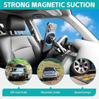 Upgraded Magnetic Phone Mount for 2010-2024 Toyota 4Runner Accessories, Magsafe Dash Phone Holder Multi-Mount Phone Stand with Three Mounting Positions for Smartphone for 4-Runner Accessories