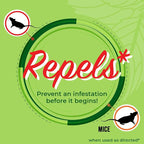Mighty Mint Peppermint Oil Mouse Repellent Spray – Natural Indoor & Outdoor Control for Mice and Rodents – Plant-Based, Extra-Strong Formula - 16 oz (Pack of 2)