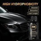 Ceramic Coating for Cars, 20H High-Grade Graphene Coating for Automobiles, Complete Detailing Kit, 10+ Years of Lasting Defense, Intense Glossy Look, Use After Washing & Polishing, 70ml
