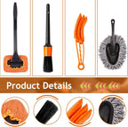 THINKWORK Windshield Cleaner Tool, Car Detailing Kit Interior, Car Cleaning Kit Interior and Exterior Detail Brush, Auto Supplies & Accessories for Men Women