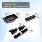 LFOTPP for Mazda CX-50 Center Console Organizer - 2023 2024 2025 2026 Mazda CX-50 Middle Armrest Storage Tray Insert, OEM Fit, Non-Slip Waterproof 6PCS Mazda CX-50 Hybrid Interior Accessories