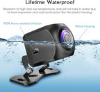 HD Backup Camera,Metal Housing 170 Degree Wide View Angle License Plate Rear View Camera for Car,Clear Night Vision IP69 Waterproof Rearview Universal Reverse Cam Kit for Vehicle SUV RV Pickup