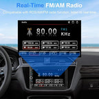 Double Din Car Radio Stereo with 7-Inch Touch Screen, Support CD/DVD Player,Wireless&Wired CarPlay/Android Auto, Bluetooth 5.2, Backup Camera Included, USB/TF/AUX, FM/AM Radio, EQ