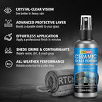 Car Clay Bar 4 Pack 400g(4x100g) and Ceramic Glass Coat Protectant, Long-Lasting and Durable Ceramic Coating, Auto Detailing Premium Grade No Scratch Magic Clay Bars Cleaner Kit