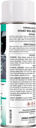 Zenex ZenaZyme Active Enzyme Carpet & Upholstery Cleaner - Professional-grade Stain Remover | Deep Foaming Formula for Carpets, Upholstery, & Interiors | Fresh Scent | 20 oz (2 Pack)