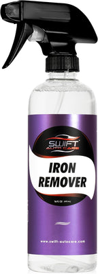 Swift Iron Remover & Wheel Cleaner (16 Oz) – Remove Brake Dust, Iron Oxide & Stuck-On Dirt & Debris from Paint & Wheels | Effective Formula for Decon Car Wash | Preps Paint for Wax Coatings