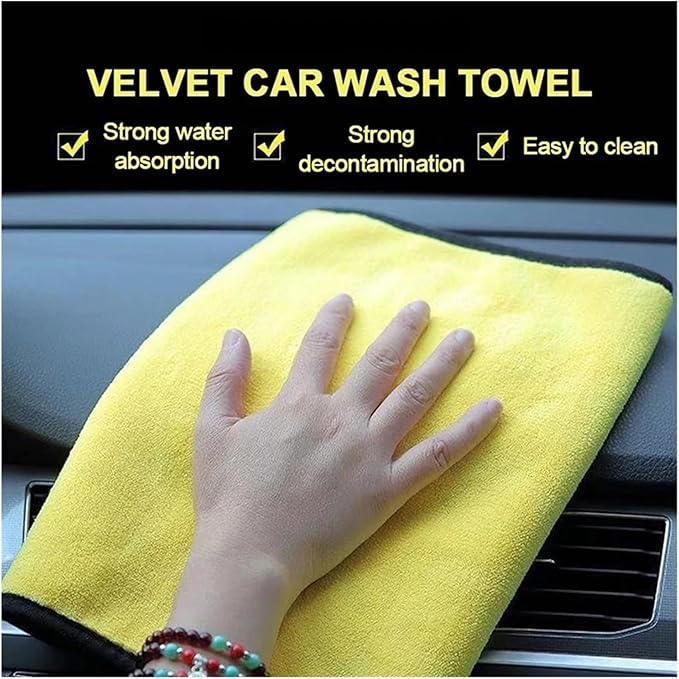 Oversized Car Cleaning Microfiber Towel 160x60cm Multipurpose Drying Rags(Blue 1pc)