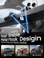 UPTOHIGH for 15W Magsafe Car Mount Charger, [Vibrant LED Decoration] Wireless Car Charger, Magnetic Phone Holder Mount for Air Vent, Phone Holders for Your Car Compatible iPhone 15/14/13/12 Series