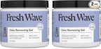 Fresh Wave Lavender Odor Removing Gel, 15 oz., Pack of 2 - Safer Odor Absorbers for Home, Natural Plant-Based Odor Eliminator, Every 15 oz. lasts 30-60 Days, For Cooking, Trash & Pets