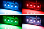 iJDMTOY RGBW Multicolor LED DRL Board Lighting Kit Compatible with 2013-2014 Ford Mustang, Control_by_Smartphone