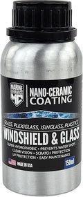 Professional Windshield & Glass Ceramic Coating (150ml) / 18 Month Protection, Increase Visibility, Prevents Water Spots, Staining & Scratches/For Glass, Isinglass, Plexiglass