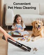 REDTIGER Car Vacuum Cordless, 21000PA Portable Handheld Vacuum Up to 70 Mins Runtime, 3.5H USB-C Fast Charge, Lightweight 4 in1 Mini Hand Held Cleaner Power for Car Home Outdoor Camp Pet Food Black