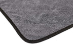 The Rag Company - Double Twistress (2-Pack) Professional Korean 70/30 Blend, Twist Loop Microfiber Drying Towels Car Detailing, Lint-Free, Streak-Free, Multipurpose Use, 850gsm, 20in x 24in, Grey