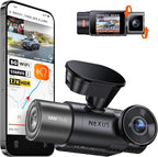 Vantrue N2X 2.7K Dash Cam Front and Inside, 5G WiFi Dual Dash Camera for Car with HDR IR Night Vision, STARVIS 2, GPS, 2.5K/60FPS, G-Sensor, 24/7 Parking Mode, Voice Control (Renewed)