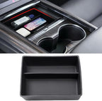 Jaronx Compatible with Tesla Model S/X Console Organizer 2021-2026, Refresh Center Console Storage for Model X/S Plaid/Long Range, Silicone Organizers Tray for Tesla X/S Accessories