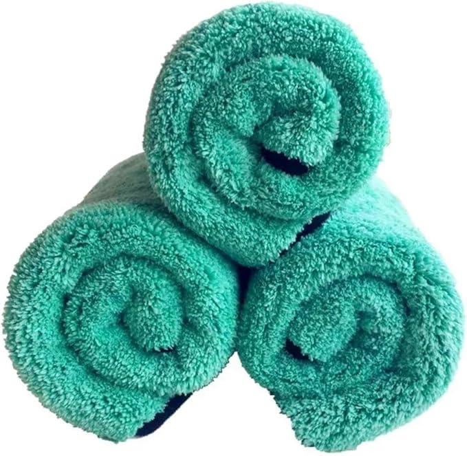 Microfiber Drying Towel 1400GSM, Coral Fleece Plush Car Wash Towel for Detailing Polishing, Lint Free for Car Home(40x60cm)