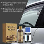 Ceramic Car Coating Kit - Crystal Serum, Crystal Serum Advanced Graphene Ultra Ceramic Coating for Cars, 9h+ Hardness Professional Ceramic Coating For Paint Glass & Wheel (3 PCS)