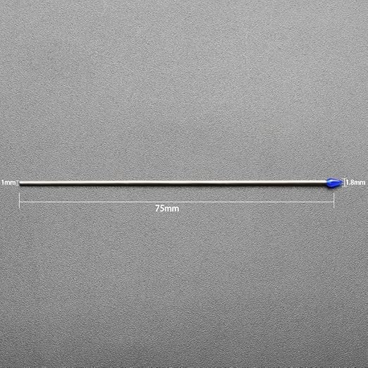 ESD Safe Anti-Static Gel Swabs for Electronics Cleaning - Stainless Steel Handle, Non-Abrasive Tips for Camera Sensor, PCB, Computer Chips, Circuit Boards | 10-Pack, No Residue, Lab Use