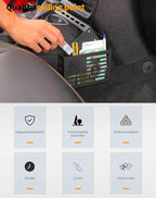 Hoolcar Gear Shift Center Console Organizer Side Tray Compatible with Jeep Wrangler JL/JLU 2018-2024 & Jeep Gladiator JT Truck 2020-2023 Interior Shifter Storage Box Accessories, American Flag